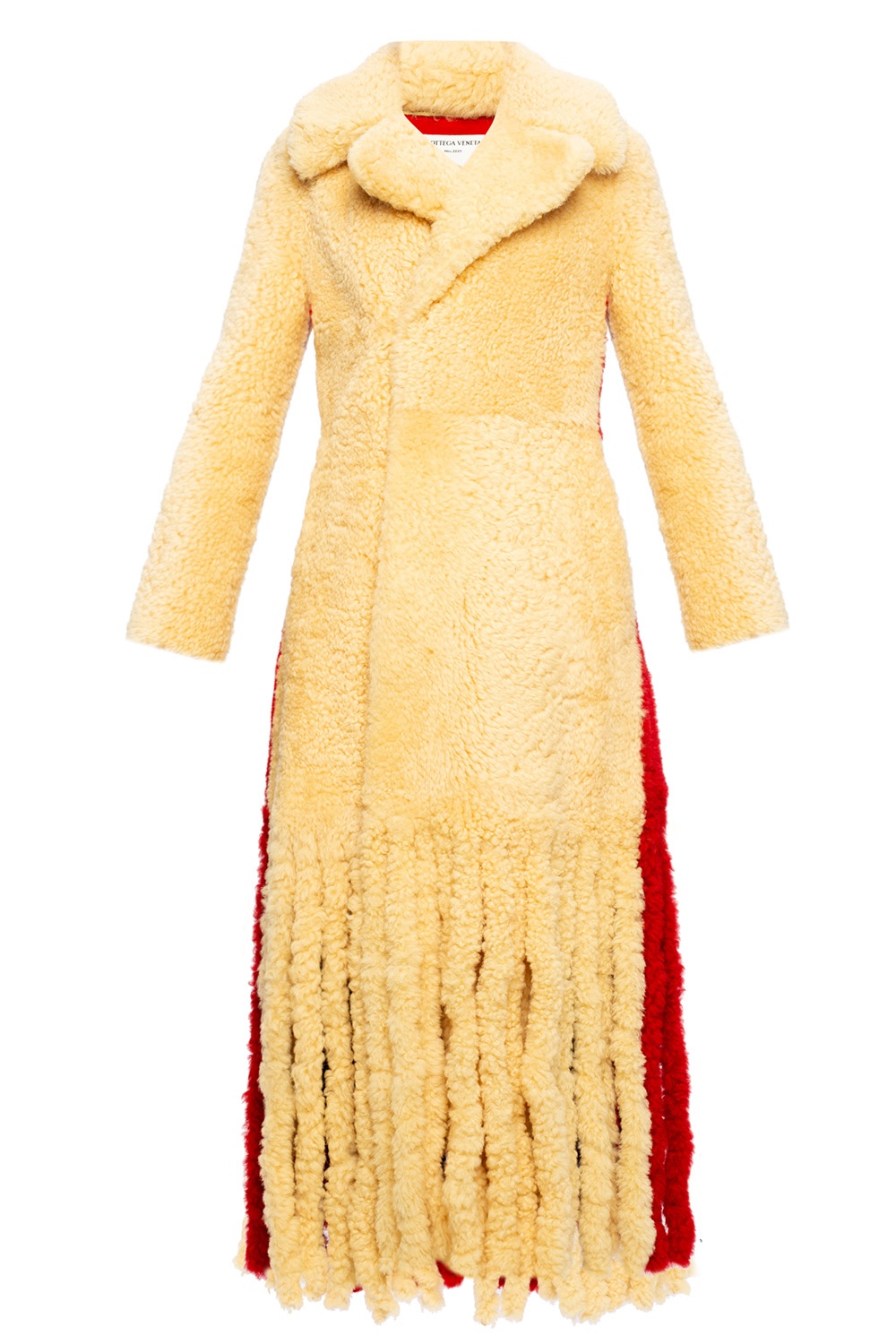 bottega veneta fringe coat